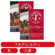 キッチン飛騨　飛騨牛使用ビーフカレー　2箱セット／（株）飛騨ハム